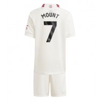 Billiga Manchester United Mason Mount #7 Barnkläder Tredje fotbollskläder till baby 2023-24 Kortärmad (+ Korta byxor)